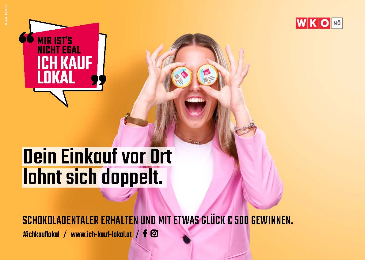 Beim Einkauf einen Schokotaler erhalten und mit etwas Glück € 500.- GEWINNEN